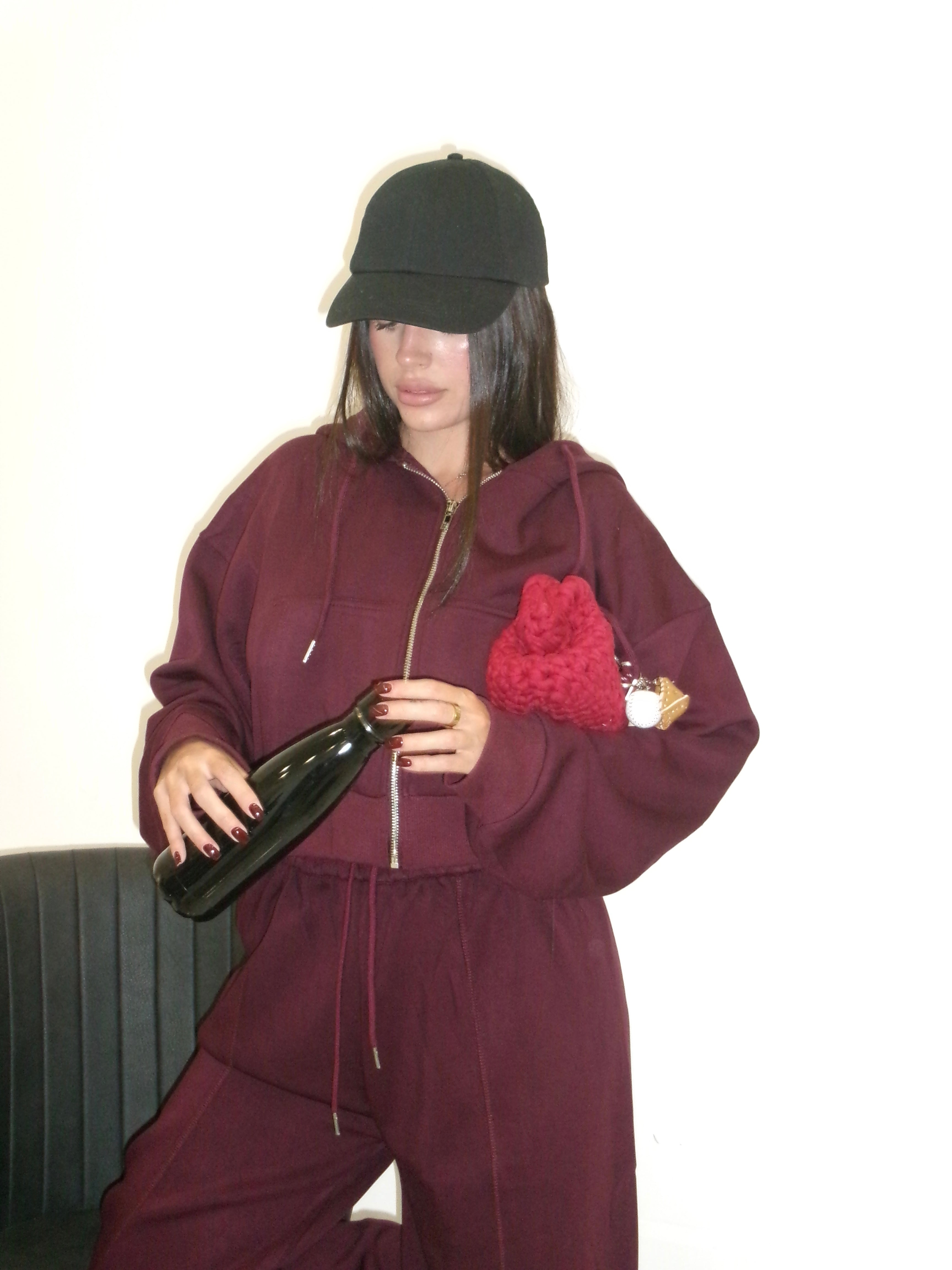 COORDINATO TUTA cherry