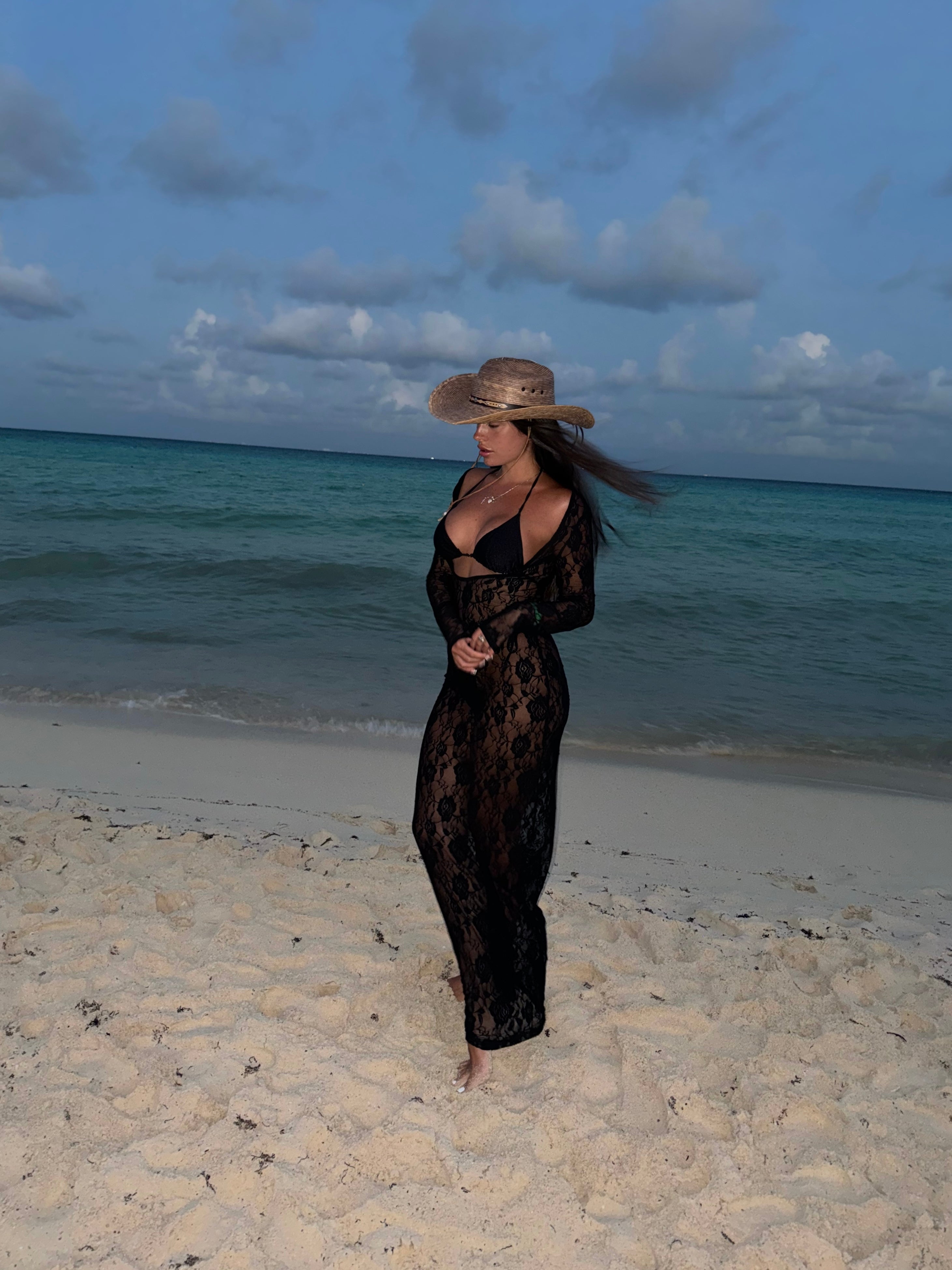 “Selena” dress in pizzo con fascia vari colori pre order