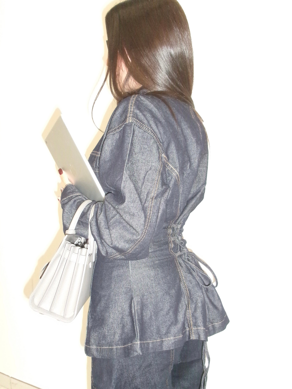 CAMICIA STRUTTURATA IN JEANS