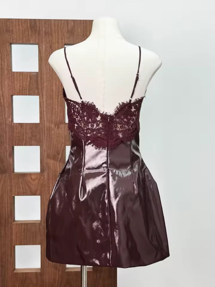 PIZZO E VINILE dress pre order