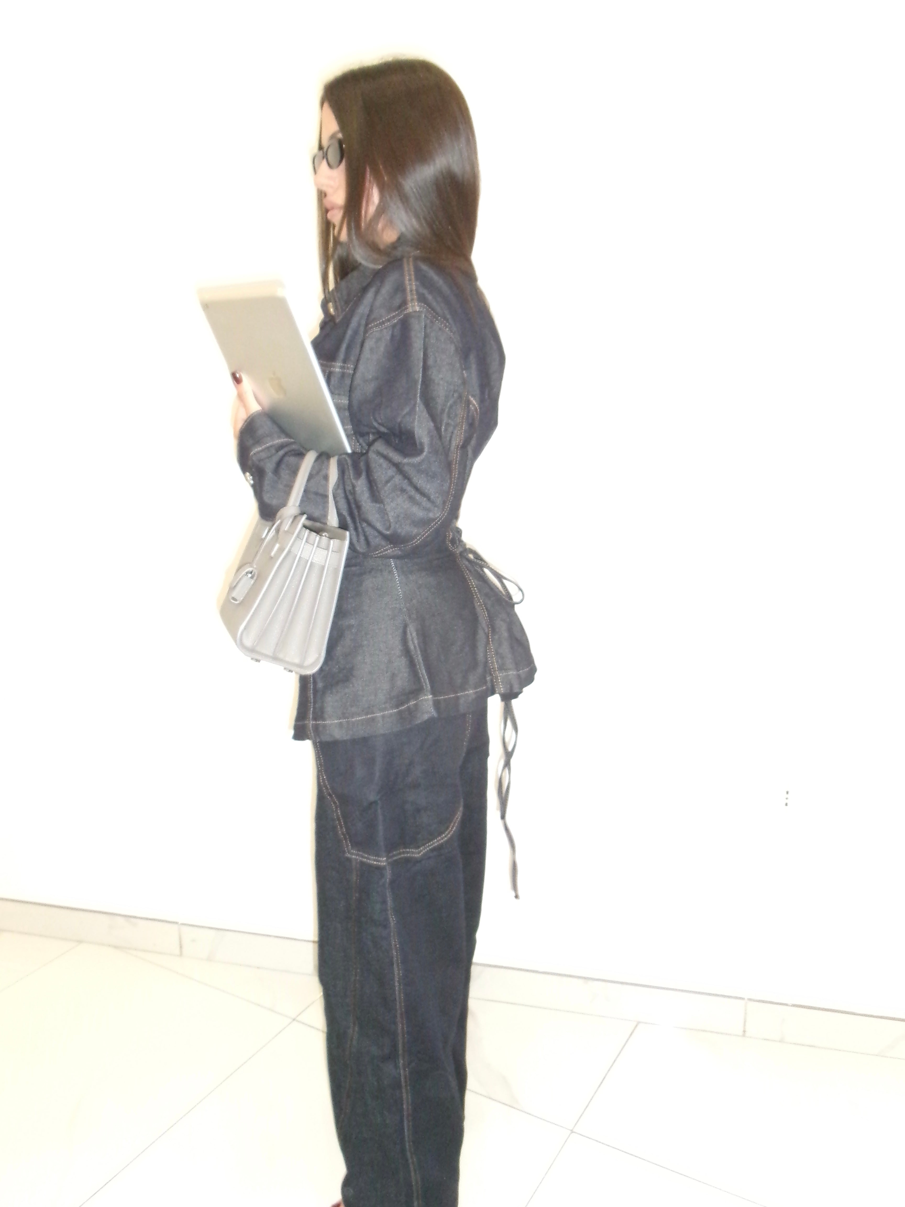 CAMICIA STRUTTURATA IN JEANS