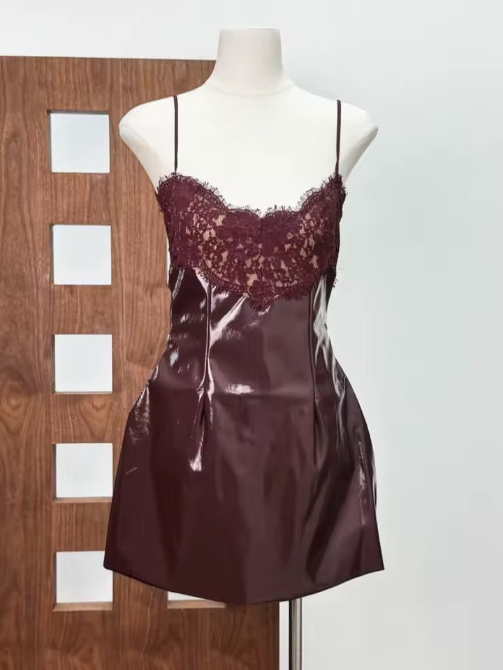 PIZZO E VINILE dress pre order