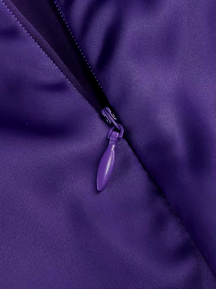 VIOLET satin dress pre order