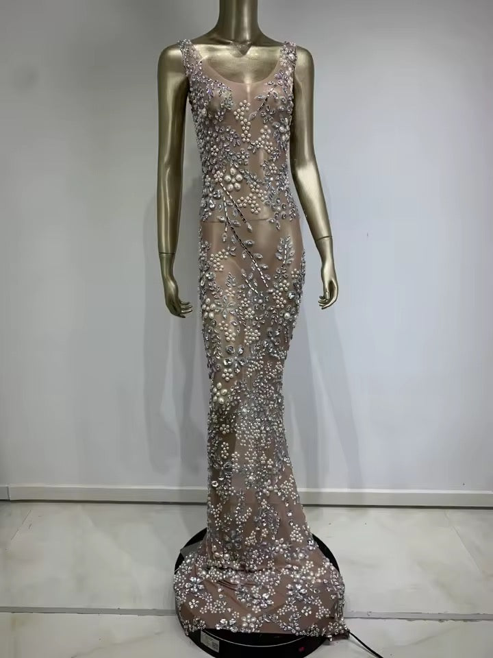 DIAMANTE dress pre order
