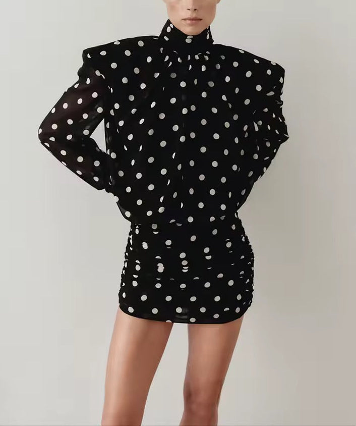 POLKA DOTS mini dress pre order