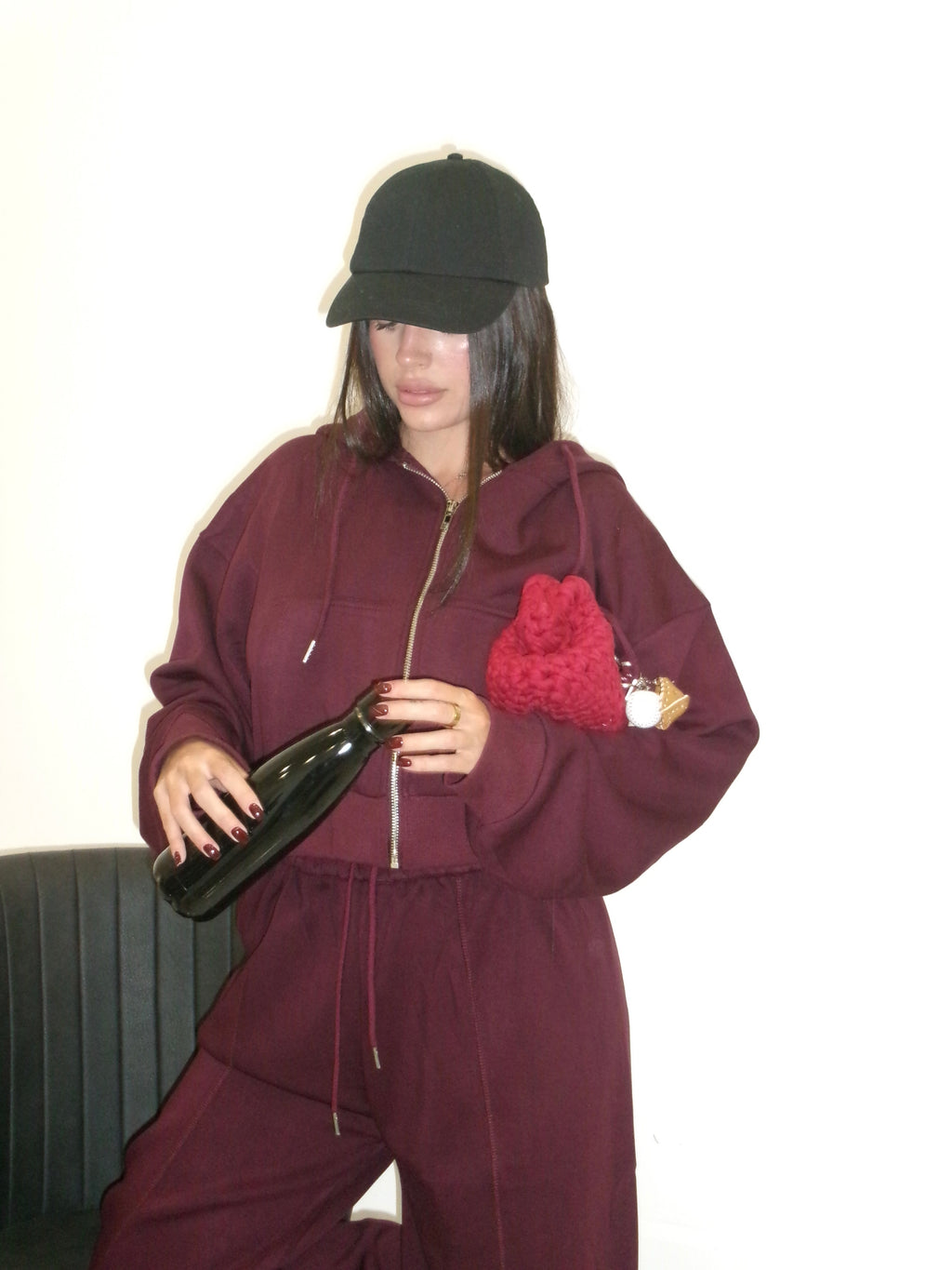 COORDINATO TUTA cherry