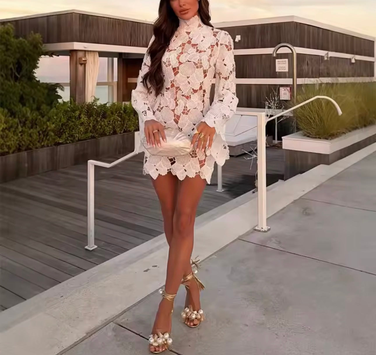 ANGELINA macramè dress pre order