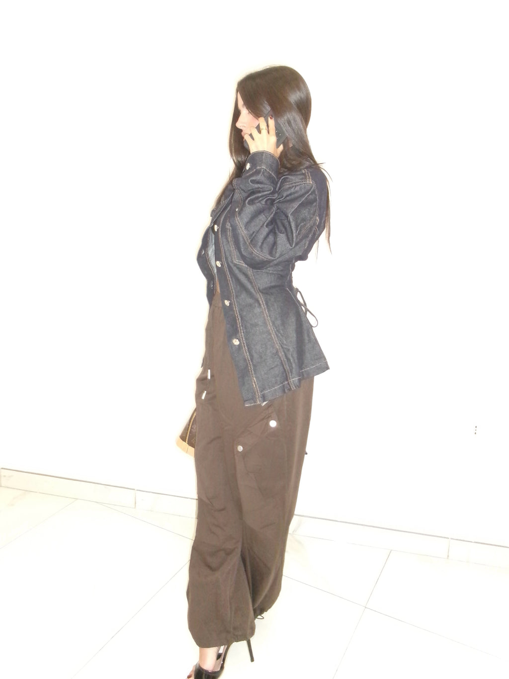 PANTALONE CARGO choco