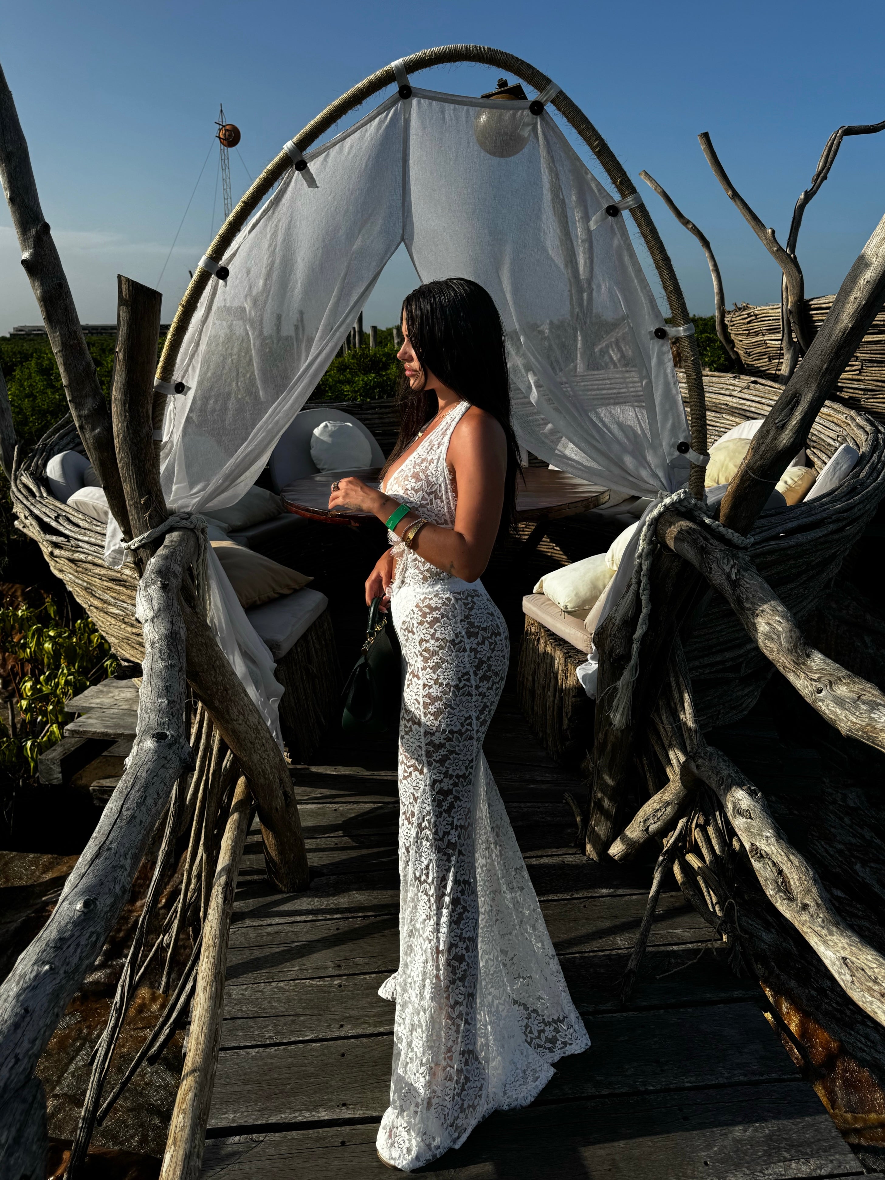“Bride” lace dress pre order