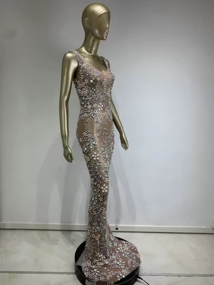 DIAMANTE dress pre order