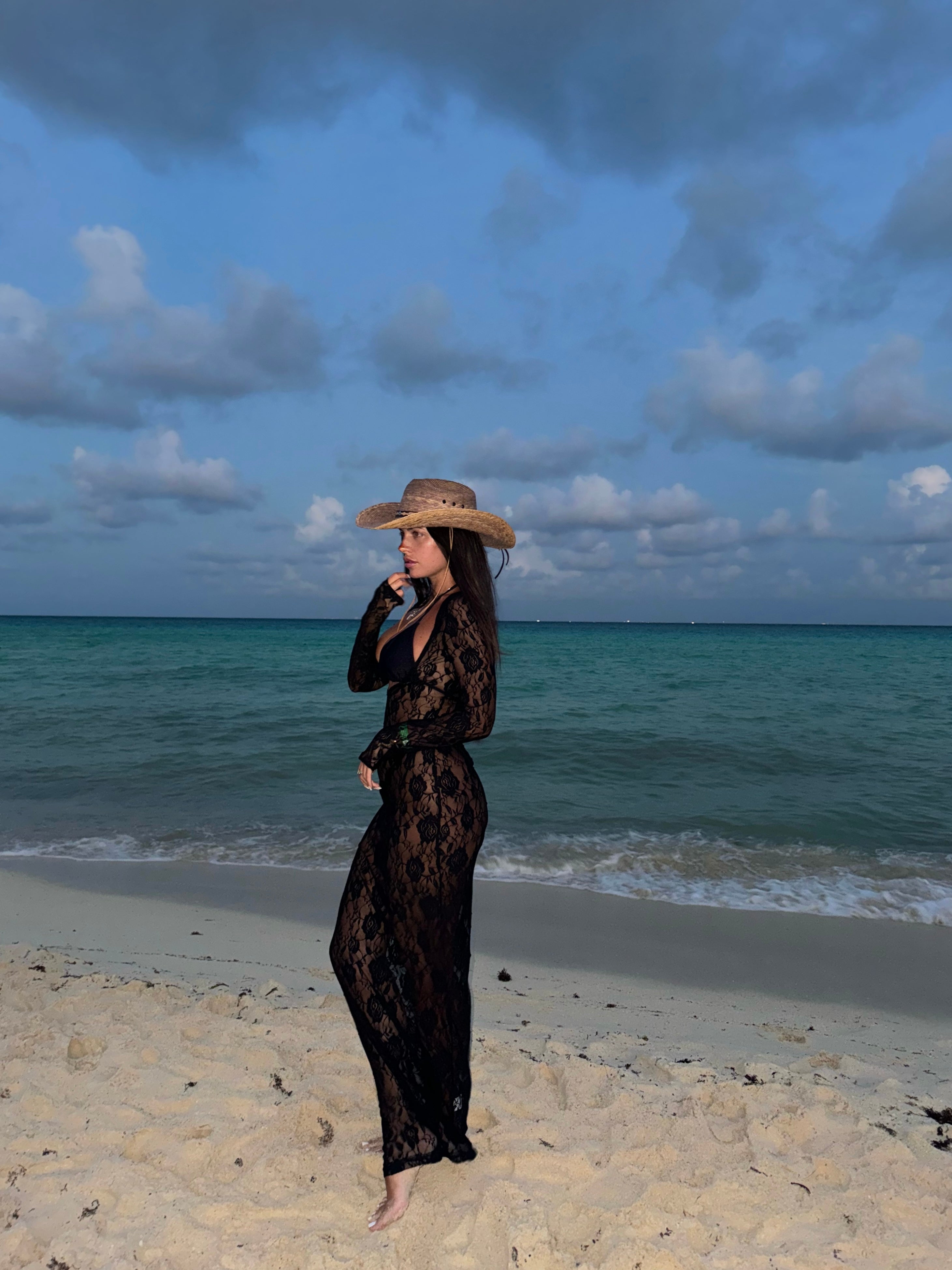 “Selena” dress in pizzo con fascia vari colori pre order
