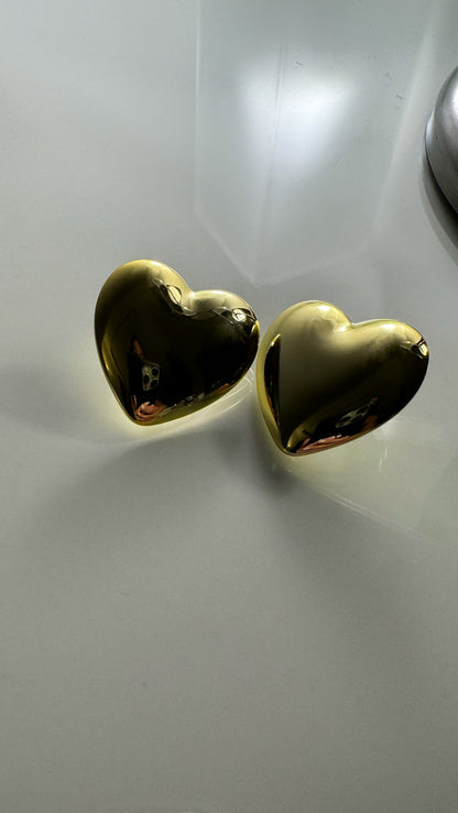 GOLD HEART orecchini