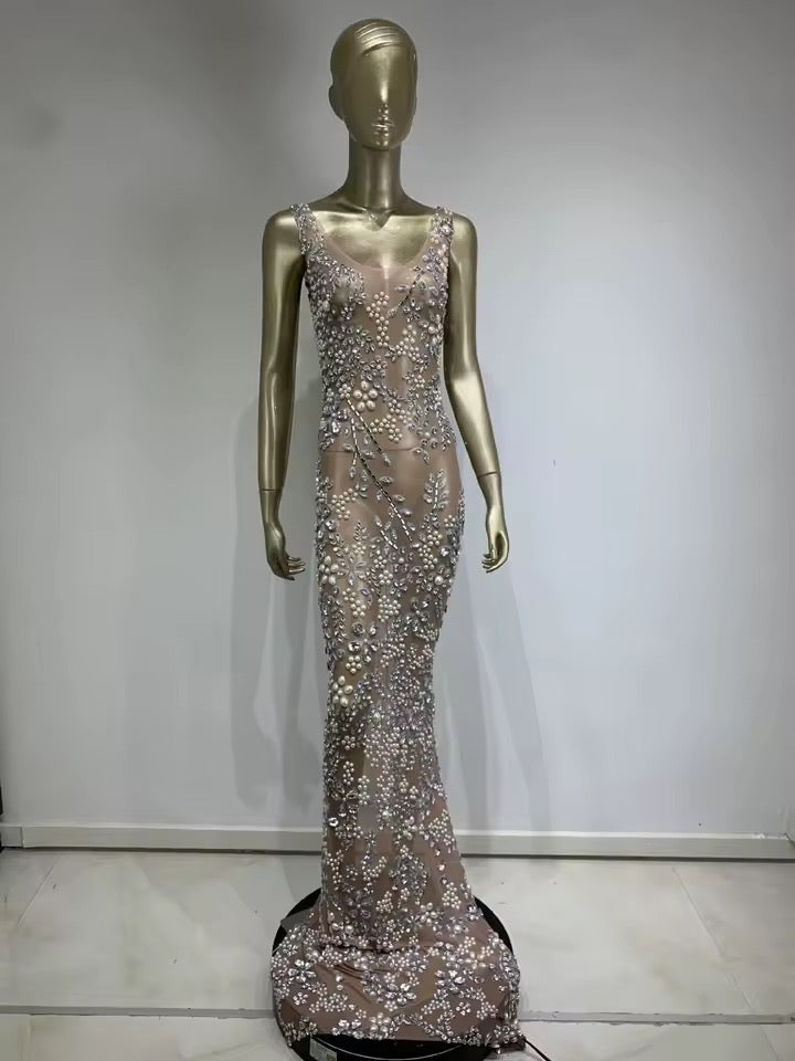 DIAMANTE dress pre order