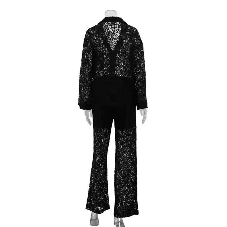 ELEGANT coordinato in pizzo (vari colori) pre order