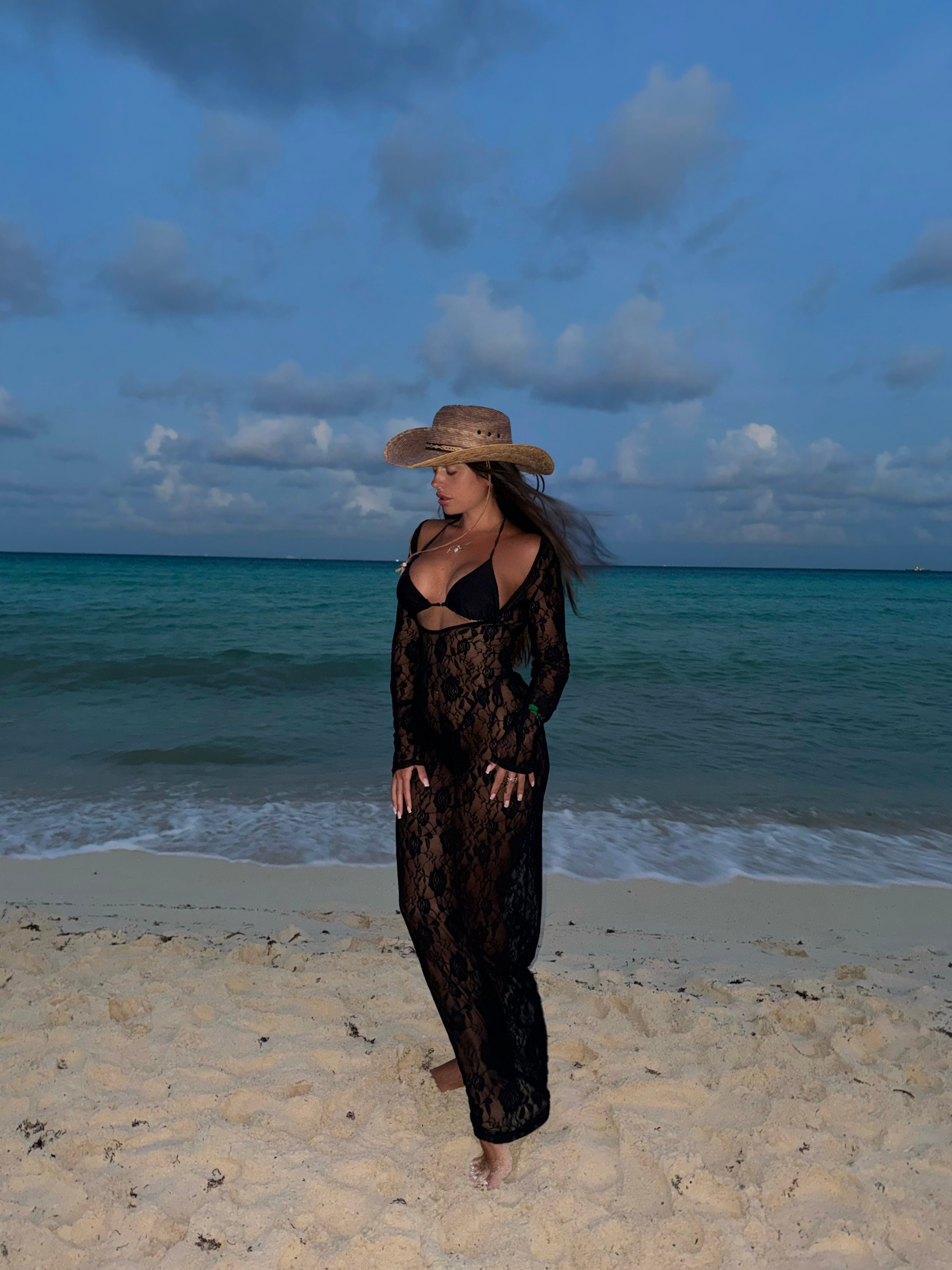 “Selena” dress in pizzo con fascia vari colori pre order