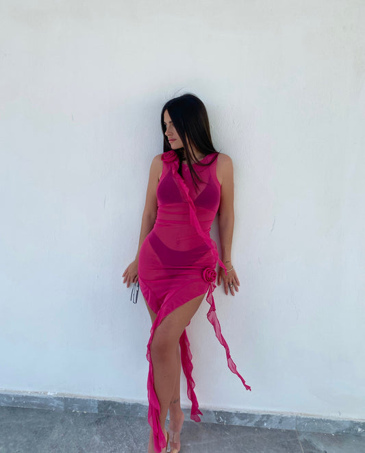 Dress "Alena" fucsia