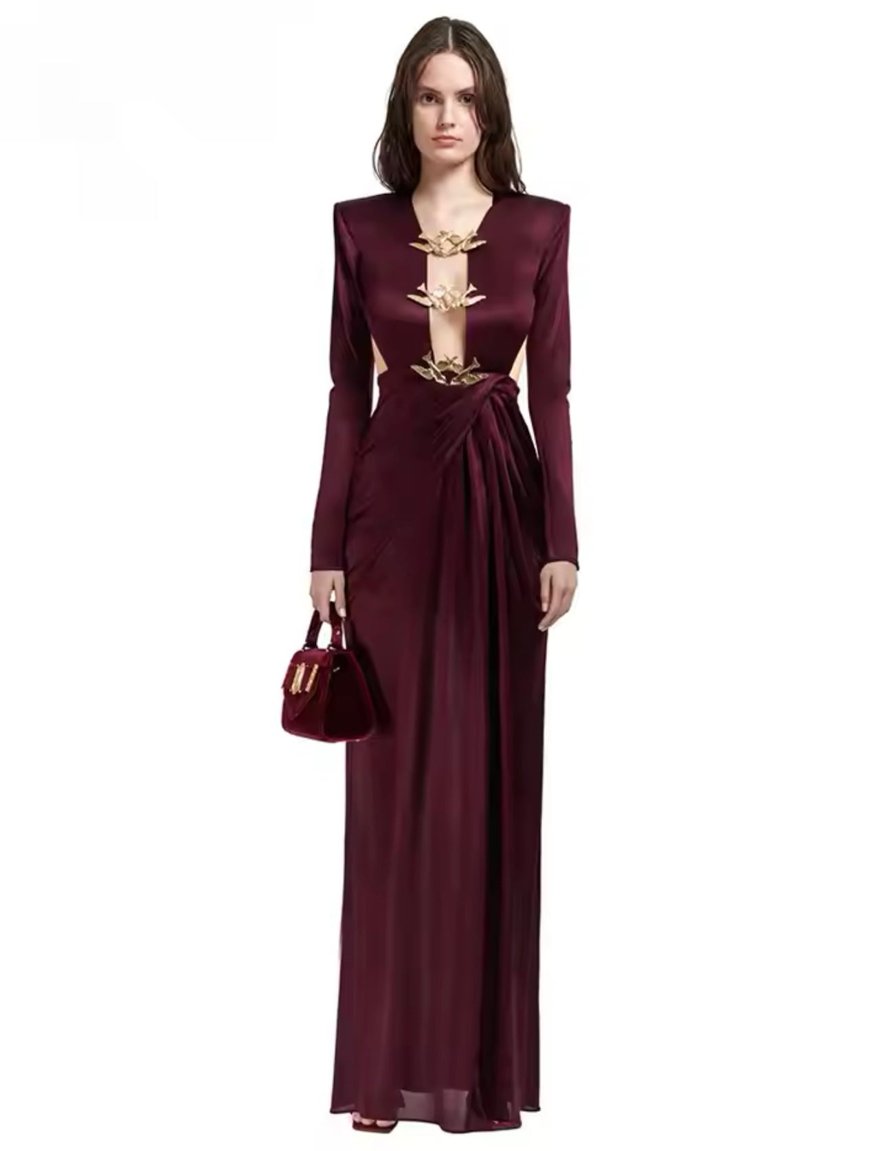 BORGOGNA dress pre order