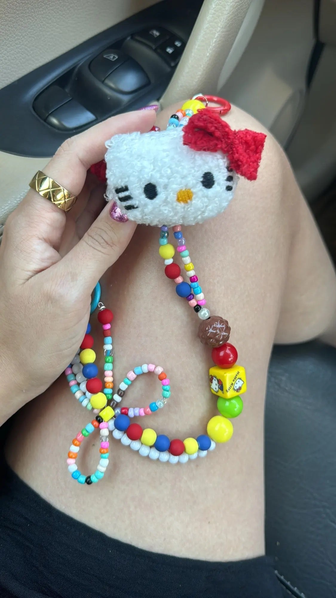 “Hello Kitty” charm for bag