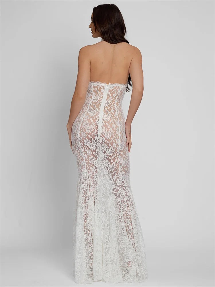 “Bride” lace dress pre order