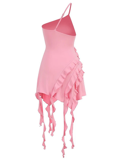 “Pink flowers” mini dress pre order