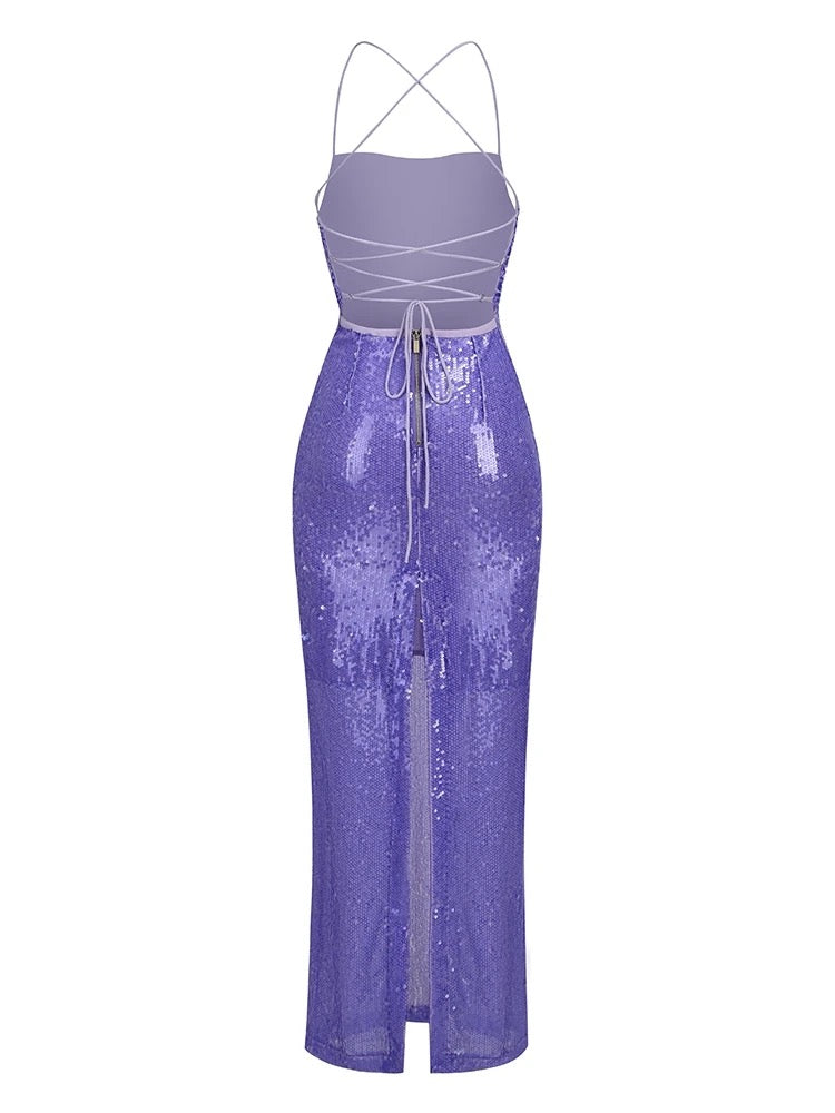 “LILAC SEQUIN” DRESS (pre-order)