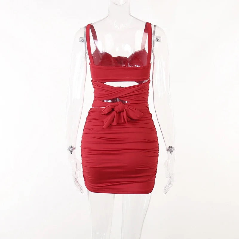 Mini Dress “Red Rose”